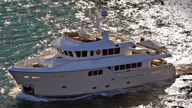 Percheron - a deceptively spacious explorer yacht